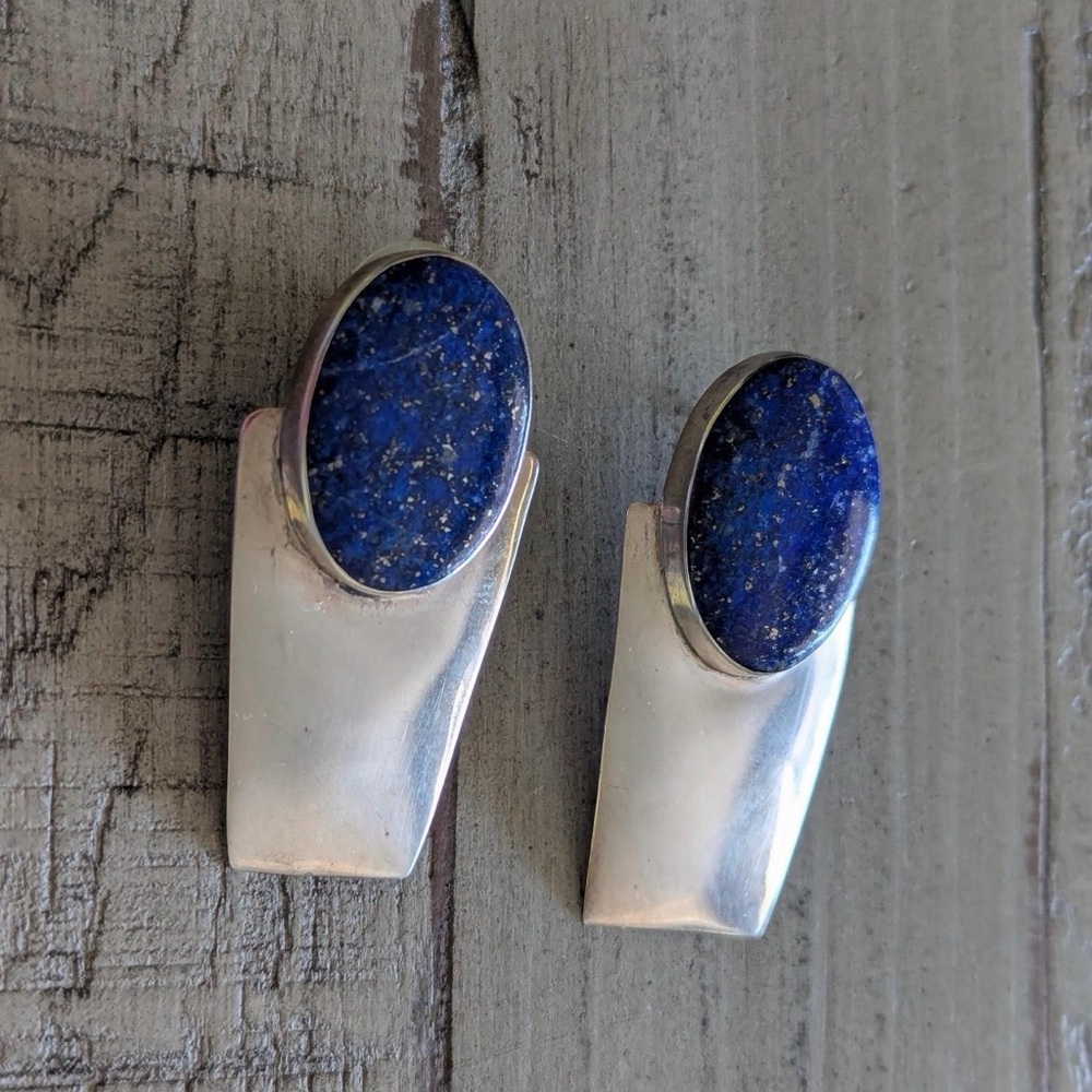 Native American Vintage Lapis Earrings